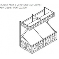 MS-022G Стелаж за плодове и зеленчуци