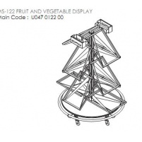 MS-122 Стойка - Гондола за плод и зеленчук